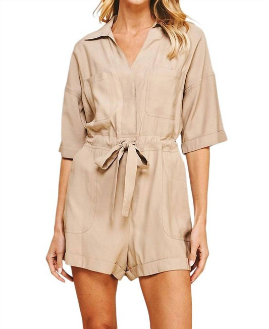 Pinch - BELTED ROMPER