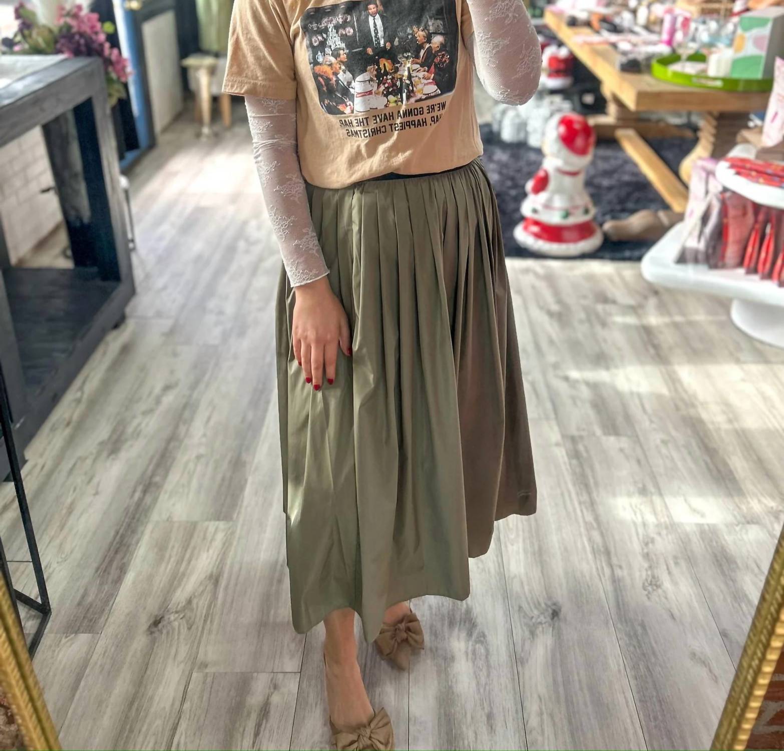 Bucketlist - Evergreen Elegance Skirt