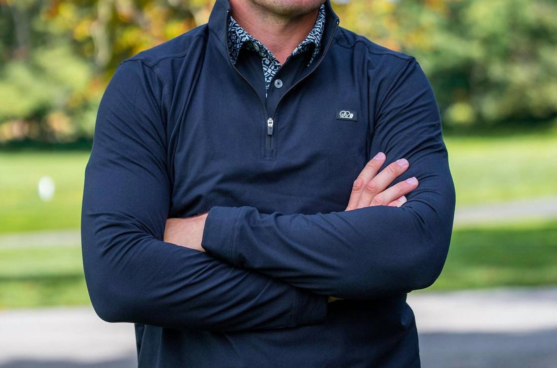 Good Good Golf - Blackout Q-zip Sweater