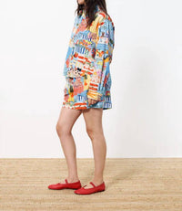 Frnch - Cloane Marche Bleu Long Sleeve Shirt