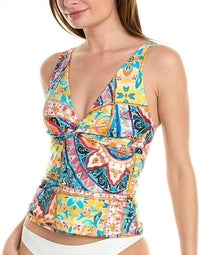 La Blanca - Women's Soleil Twist Front Tankini