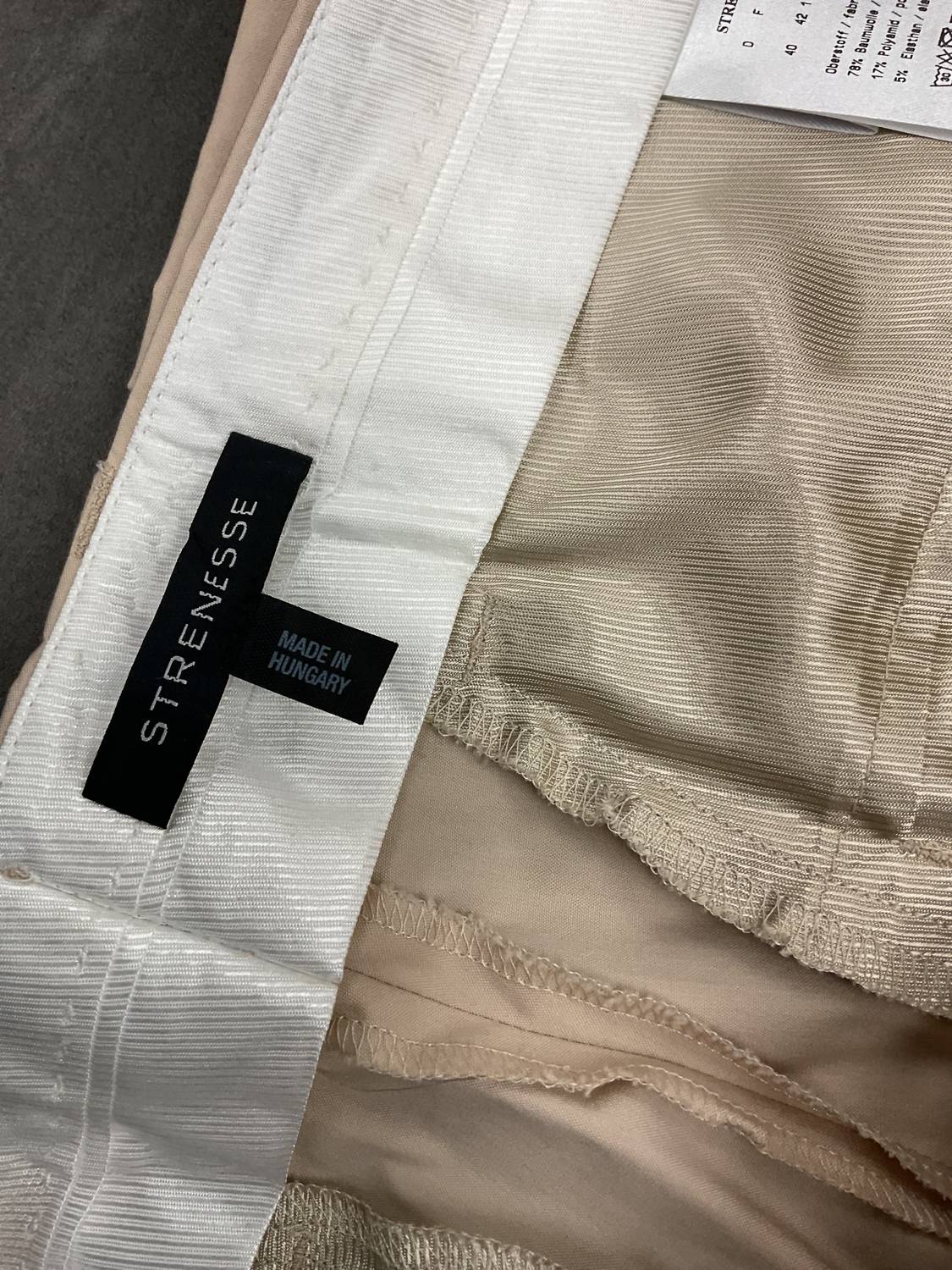 Strenesse - CUFFED COTTON STRETCH PANT