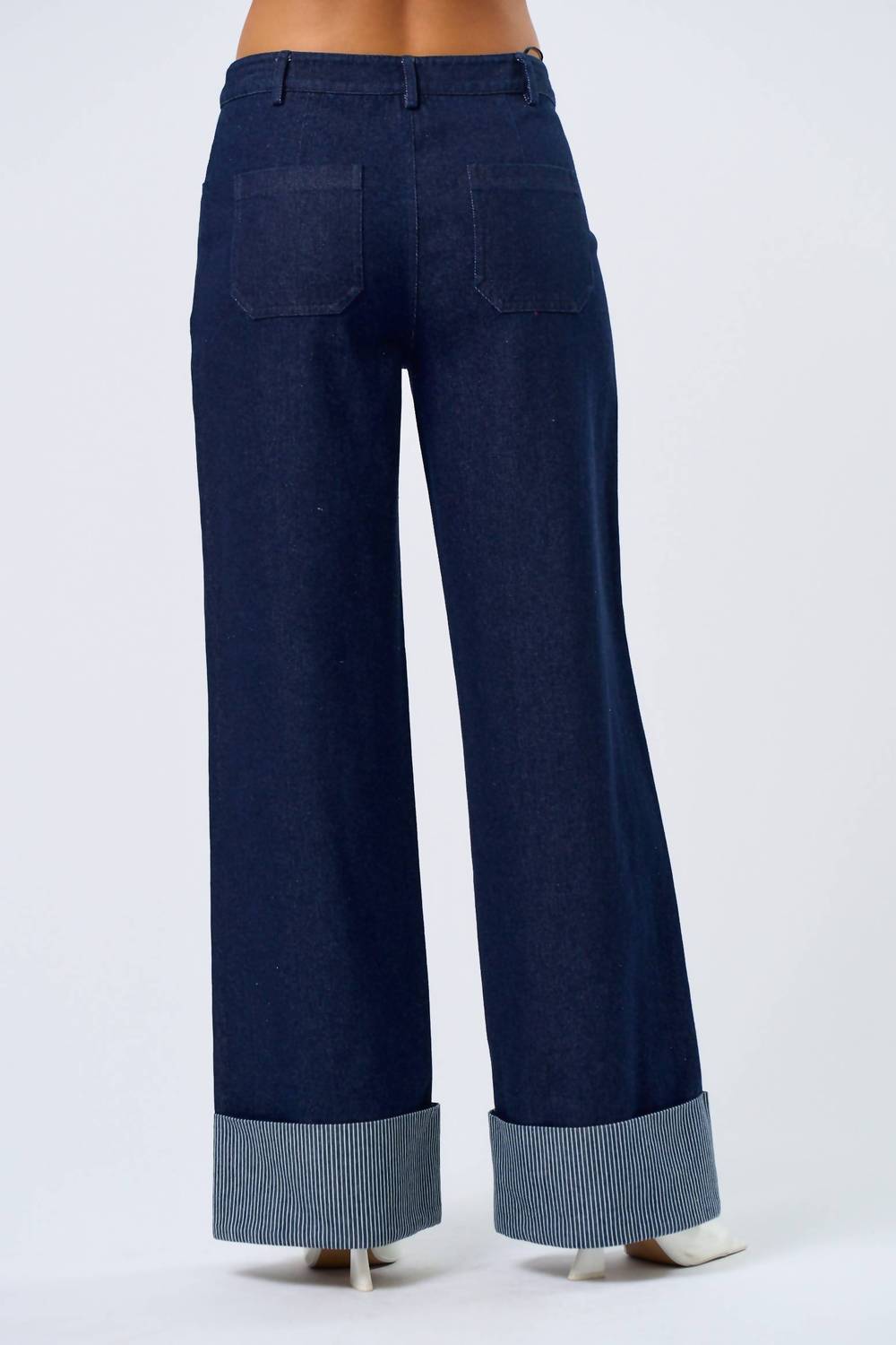 Blue Blush - Emery Wide Leg Jeans