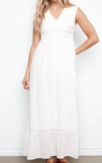 Charlie B - Applique Detail Bodice Maxi Dress