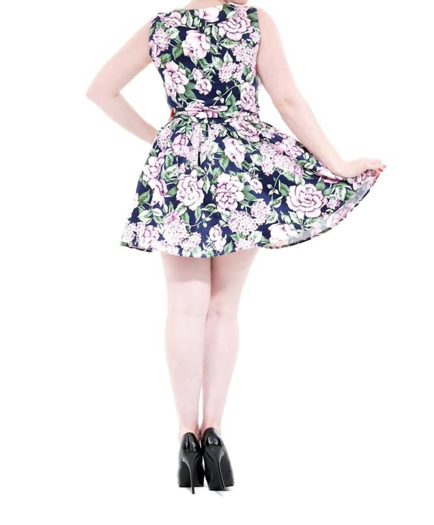 Hearts & Roses - Carnation Mini Dress