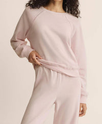 Z Supply Allie All Around Sweatshirt in blush - women's top - detail view