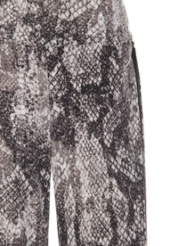 Joseph Ribkoff Snakeskin Wide Leg Pants in grey black 1 - women's pants - view 5