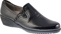 Ara Women's Lilli Slip On Shoe in black crinkle - women's shoe