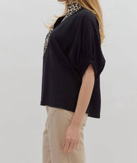 entro In My Heart Top in my heart top in black - women's t-shirt - view 4