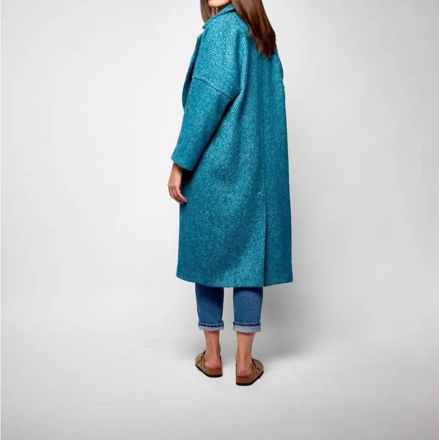 Avoca - Reflections Light Donegal Herringbone Coat
