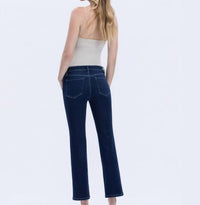 Vervet By Flying Monkey - Kinley Mid Rise Slim Straight Jeans