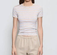 Enza Costa - Cotton Stripe Classic Short Sleeve Tee