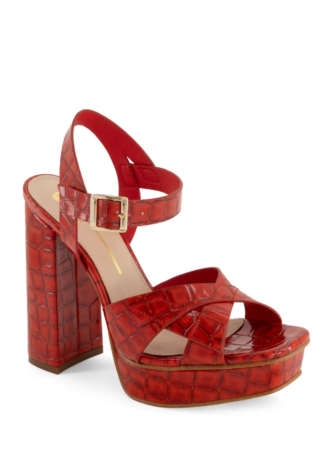 Andrea Women's Platform Sandal in red - women's sandal