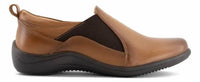 Andrea Women's Leather Closed Shoe in brown - women's flats