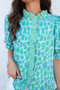 Entro - Luca Leopard Blouse