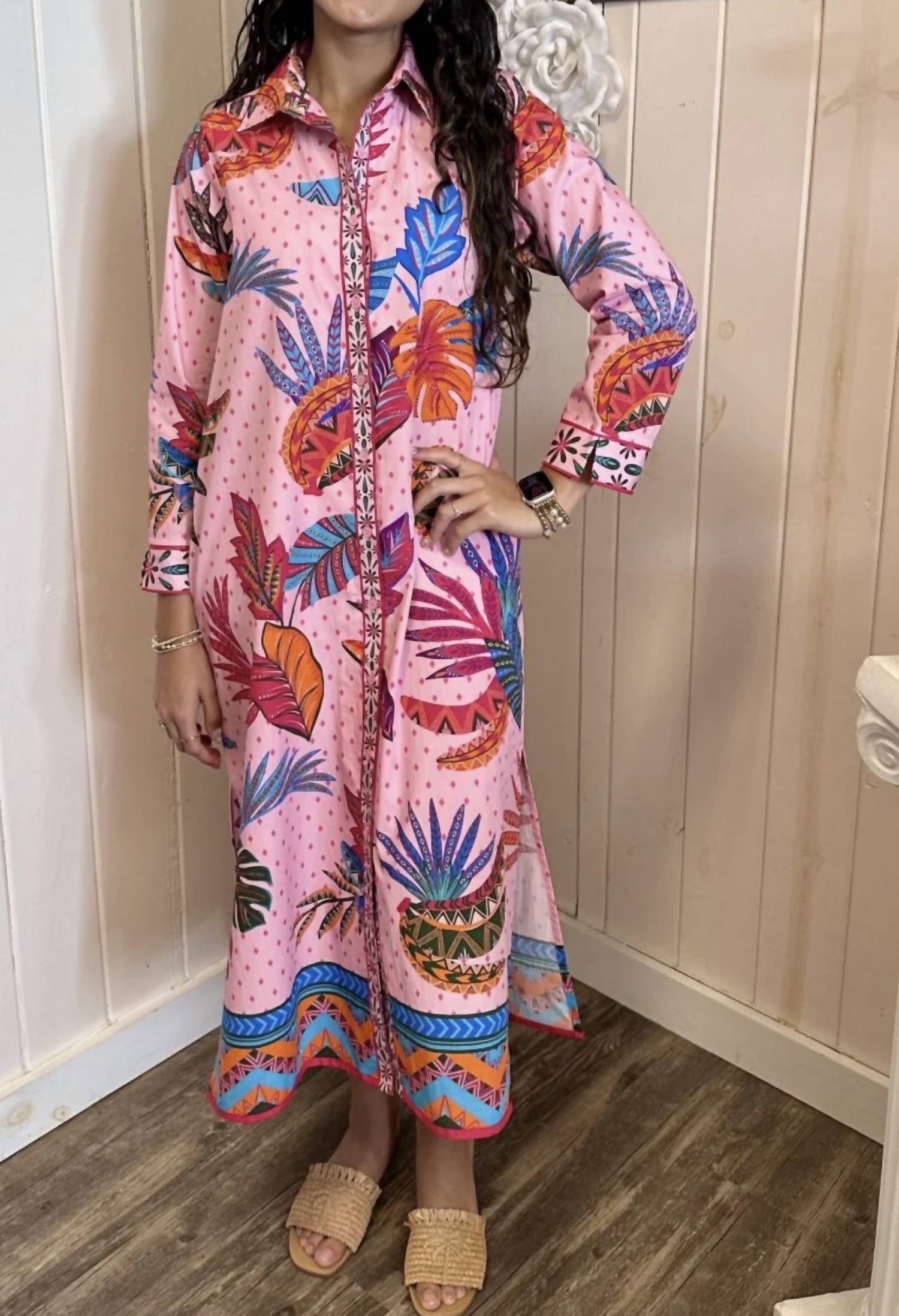 Maude Vivante - Eliza Button Down Maxi Dress