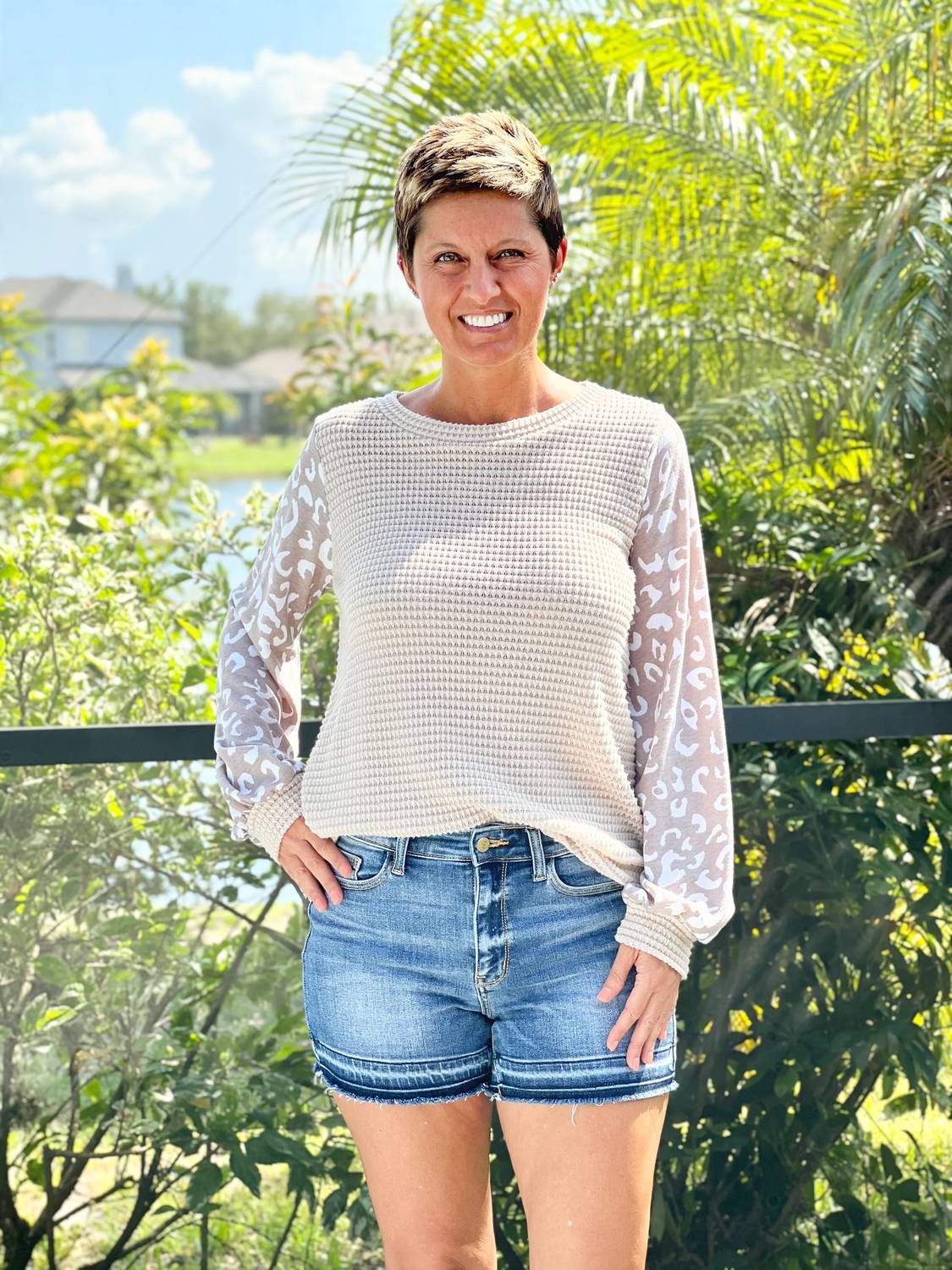 Fsl Apparel - Leopard Go Lightly Top