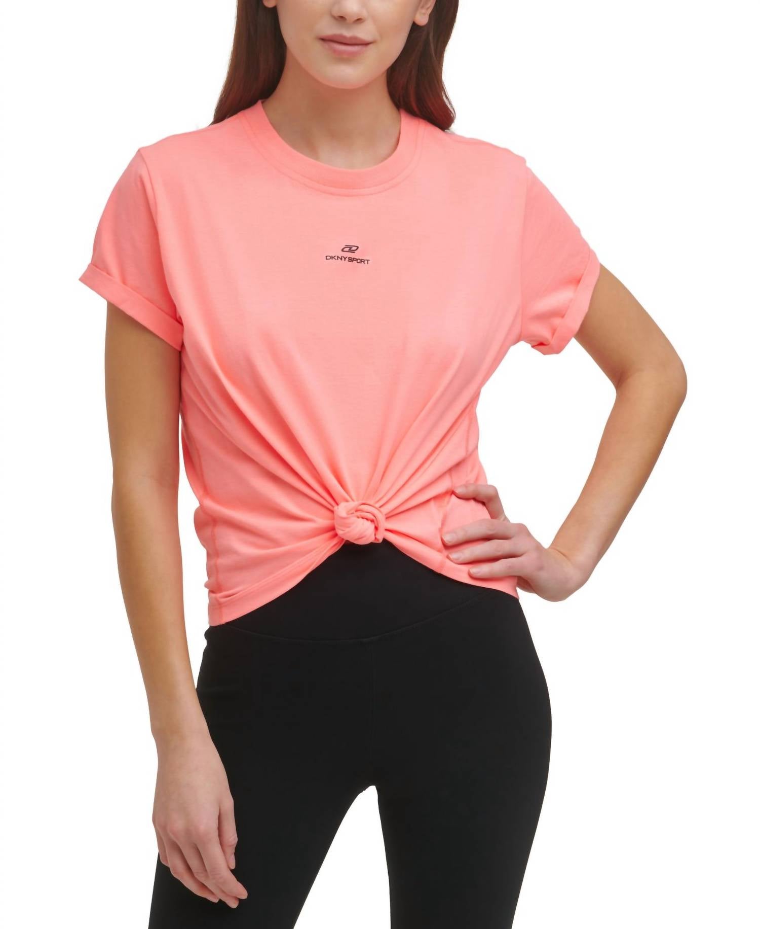 Dkny - Activewear Sport Cotton Logo T-Shirt