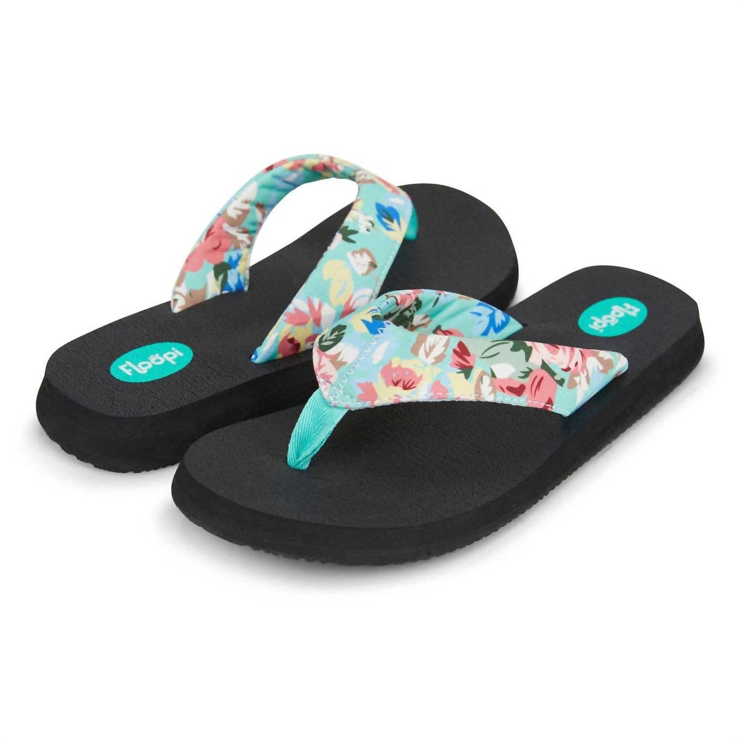 Floopi - Women's Isabella Yoga Mat Floral Flip Flop