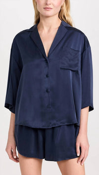 Lunya - Silk Relaxed Button Up Short Set
