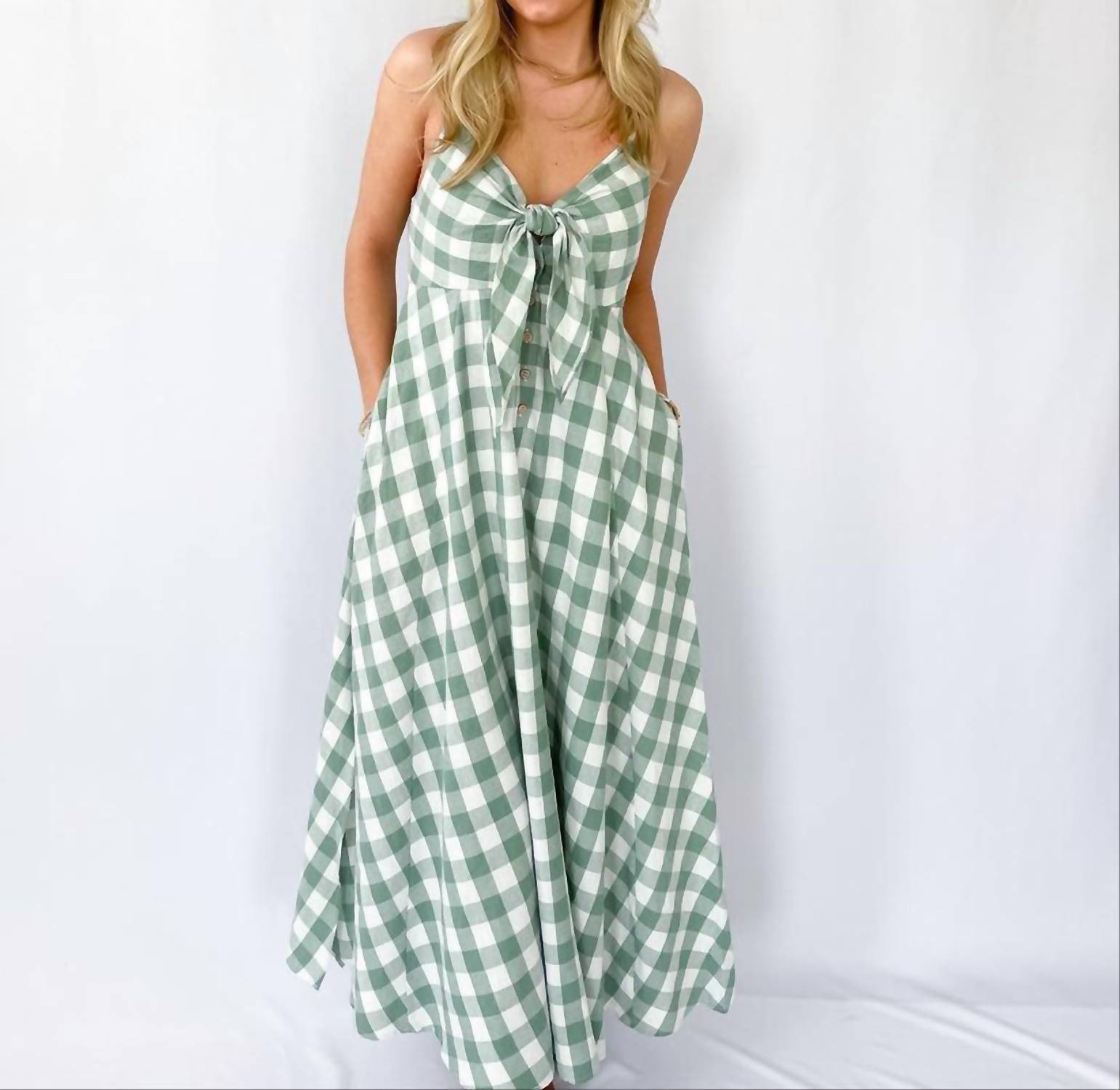 Mustard Seed - Gingham Cami Dress