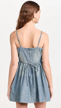 Re/Done - Chambray Gathered Dress