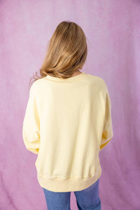 Peach Love - XOXO Heart Sweatshirt