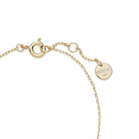 Eklexic - Women's Pink Enamel & Cubic Zirconia Channel Rondelle Bracelet