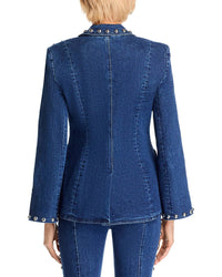 Cinq A Sept - Denim Studded Milly Jacket