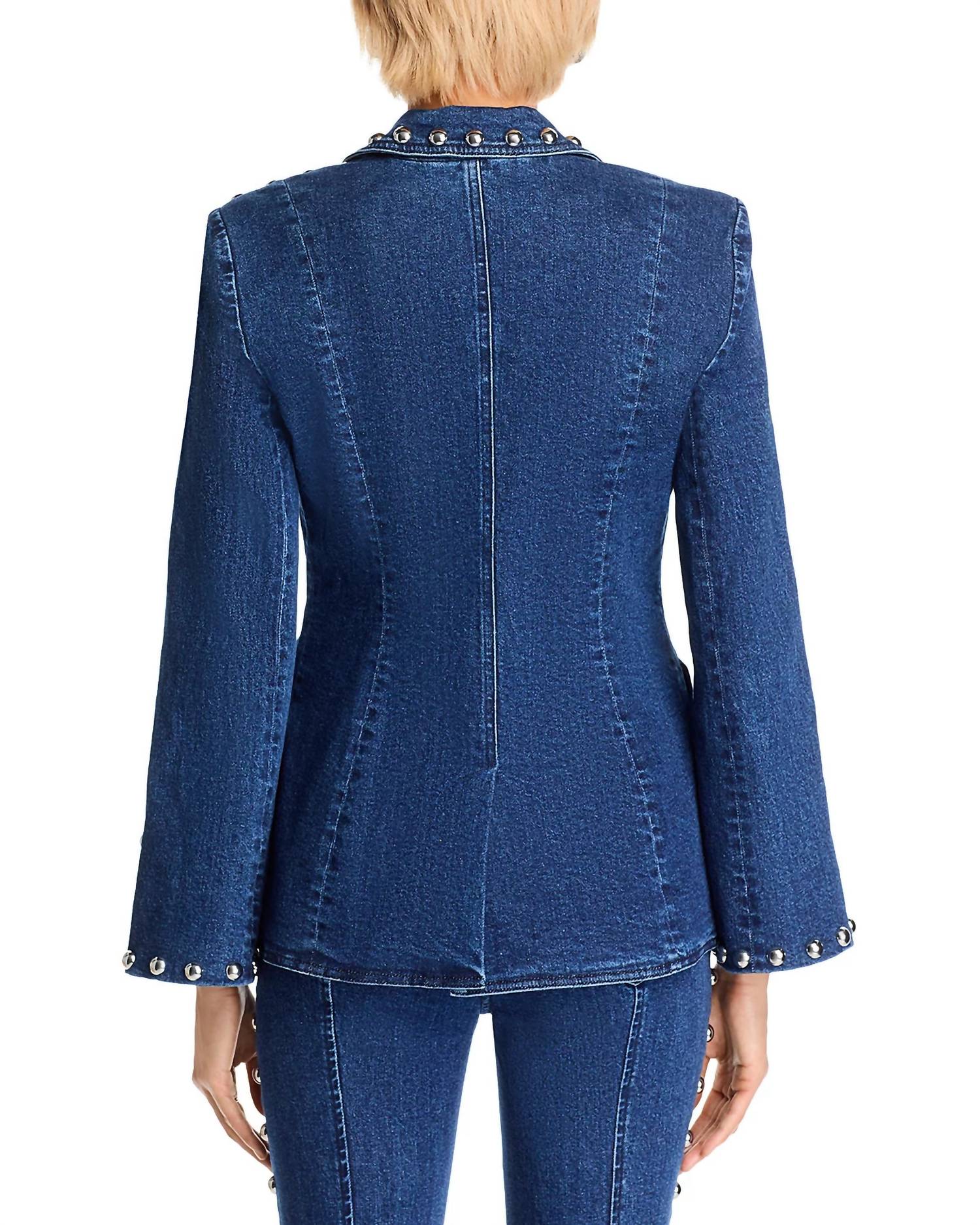 Cinq A Sept - Denim Studded Milly Jacket