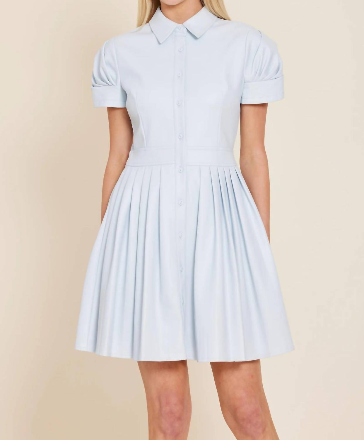 Dolce Cabo - Faux Leather Mini Dress
