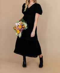 Polagram - Dani Eyelet Midi Dress
