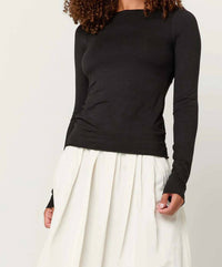 Project Social T - Vera Boat Neck Long Sleeve Tee