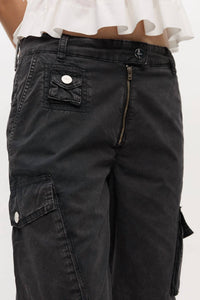 Ganni - Washed Cotton Twill Pants