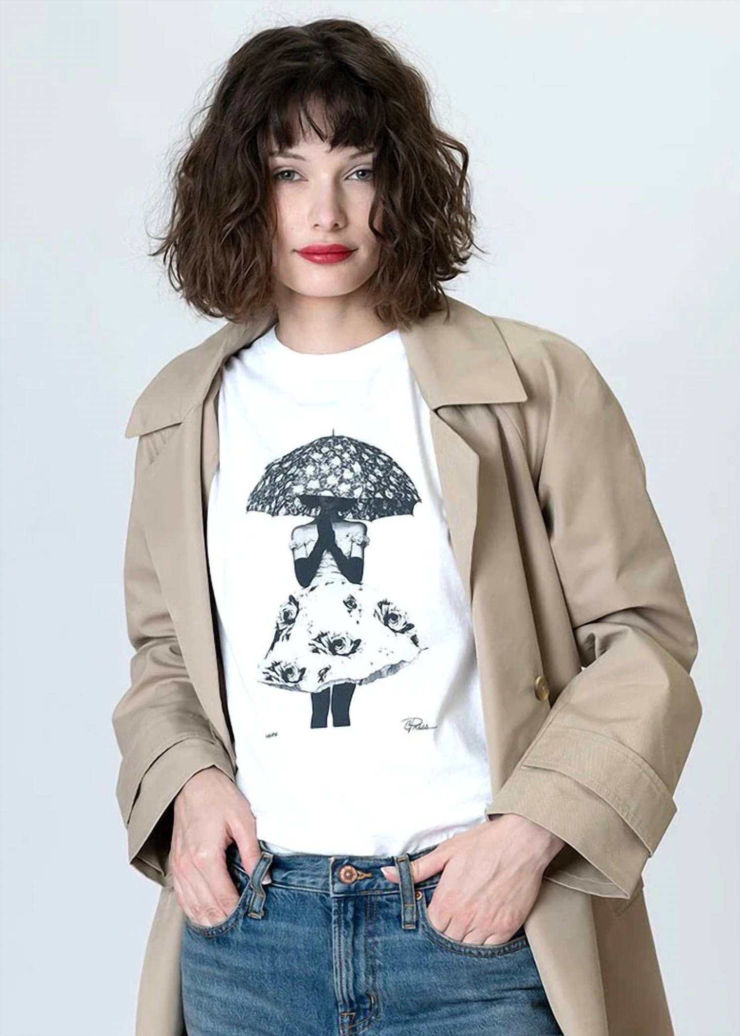 Cpress Studio - April Showers Mushie Tee