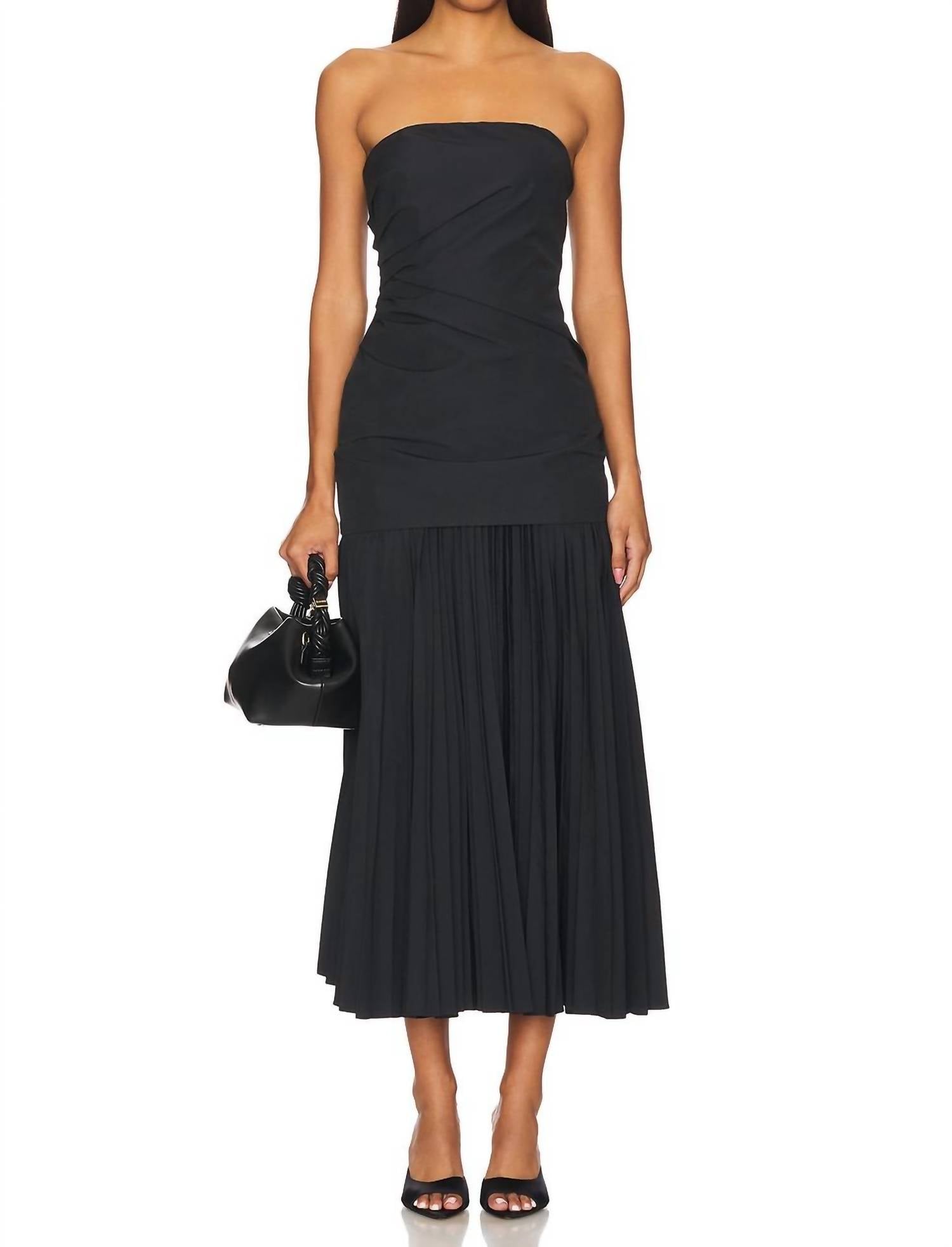 A.L.C. - Austin Strapless Pleated Dress