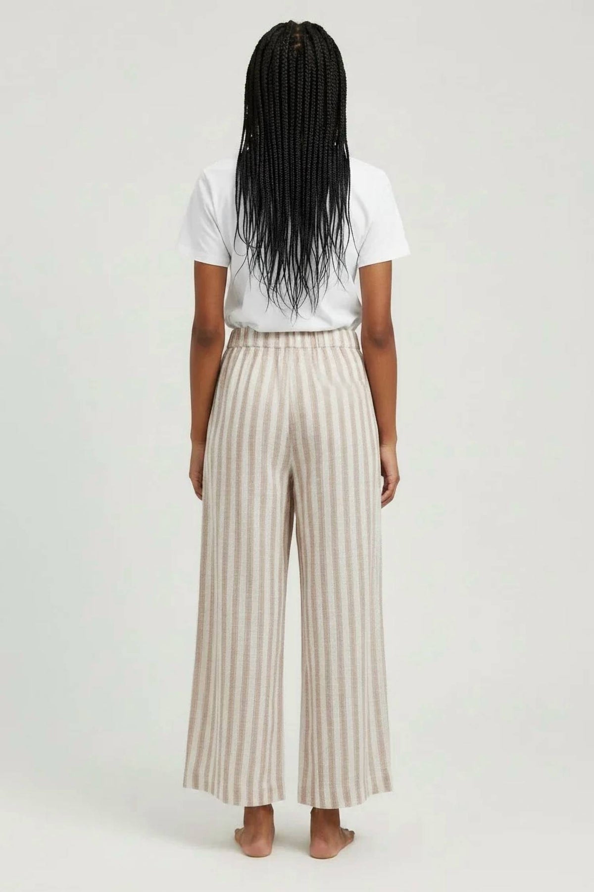 Dex - Mid Rise Stripe Pants