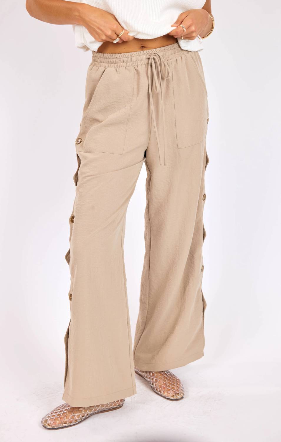 Sage The Label - Natural Roots Button Pant