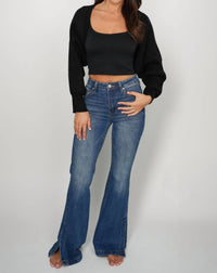 Falcon Park - Andrea Shrug Crop Cardigan