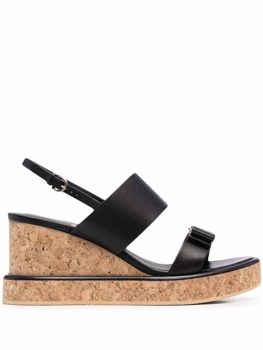 Salvatore Ferragamo - Women's Vara Bow Wedge Sandals