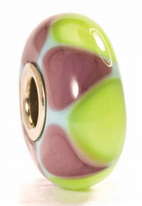 Trollbeads Women's Triangles Glass Bead Charm in green - women's accessory