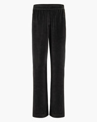 ATM Velour Flare Pants in black - women's pants - view 4