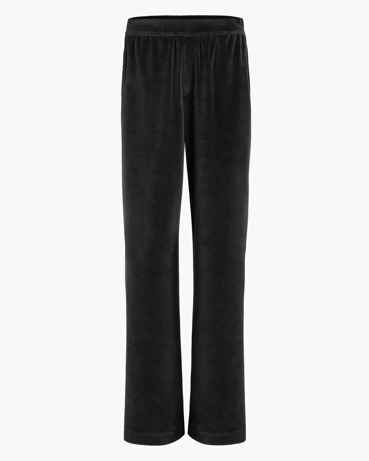 ATM Velour Flare Pants in black - women's pants - view 4