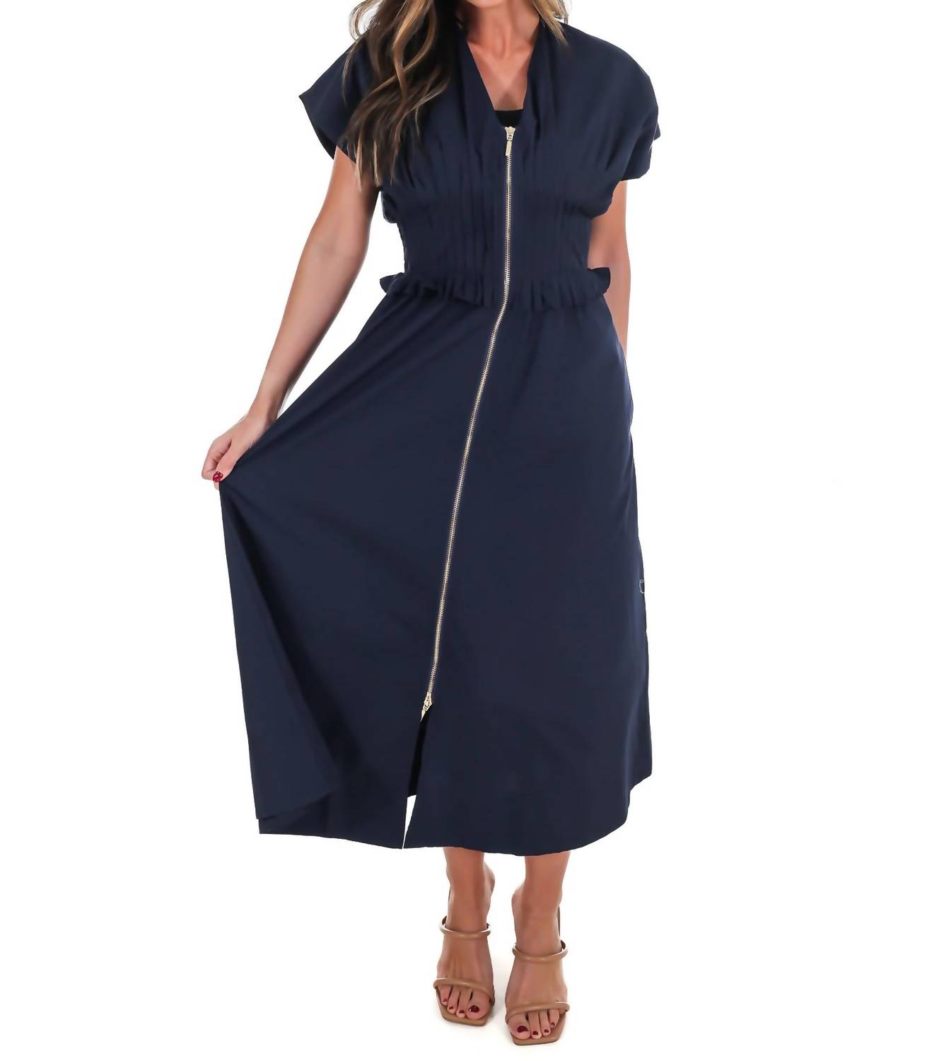 Entro - Women's Catch The Breeze Midi Dress