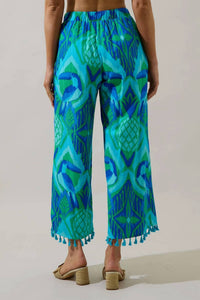 Sugarlips - Women's Blissy Tropical Flare Pants