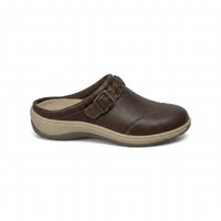 Orthofeet - Women's Irma Leather Slip On Comfort Clog