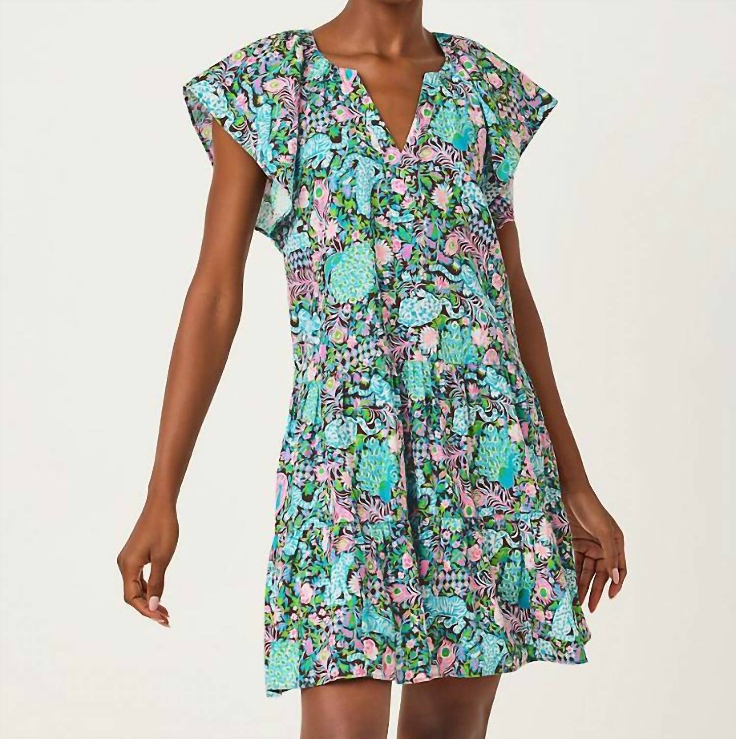 Lilly Pulitzer - Norella Flutter Sleeve Linen Dress