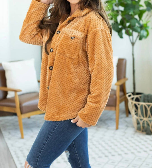 Michelle Mae - Fleece Shacket