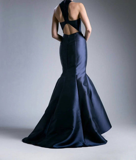 Ladivine - Fitted Mikado Mermaid Gown