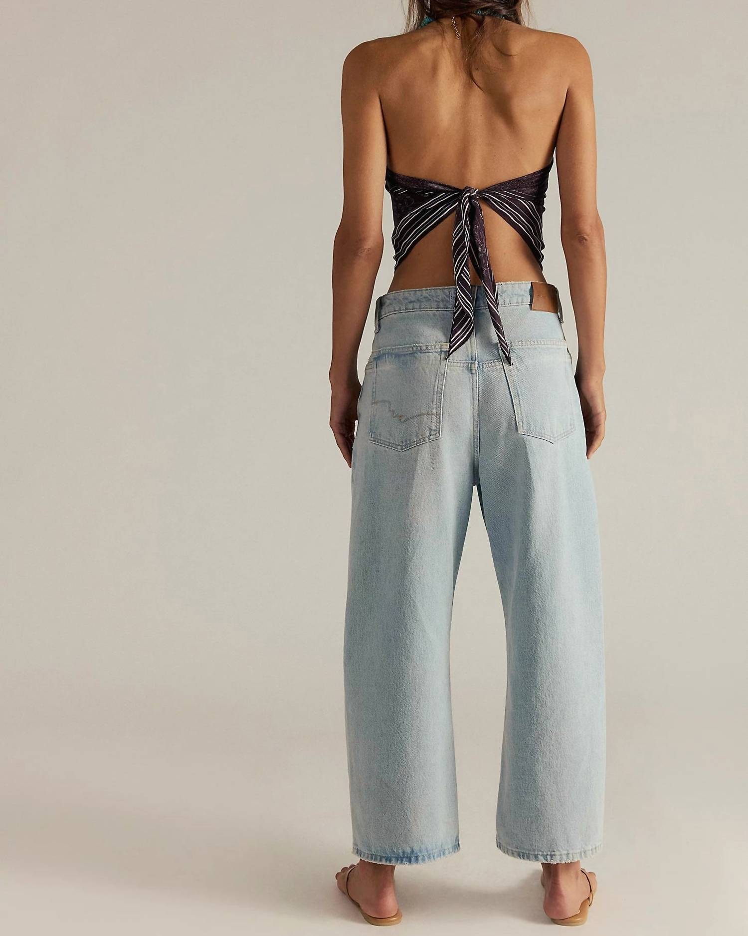 Free People - Deep Trance Dropped Boyfriend Jeans